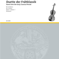 Duette der Frühklassik - Performing Score