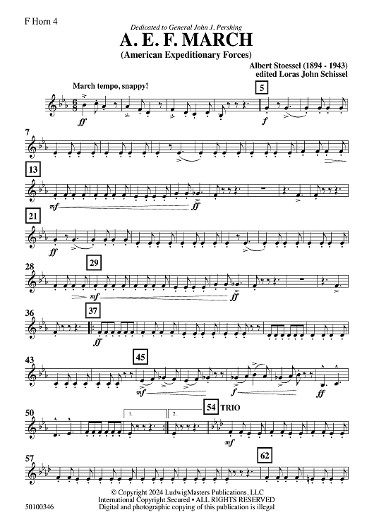 AEF March - F Horn 4