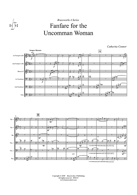 Fanfare for the Uncomman Woman - Score