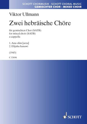 Two Hebrew pieces for choir - Choral Score