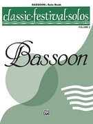 Classic Festival Solos (Bassoon), Volume 2