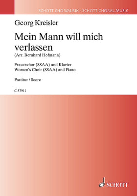 Mein Mann will mich verlassen - Choral Score