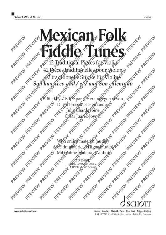 Mexican Folk Fiddle Tunes