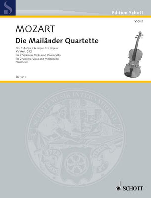 Die Mailänder Quartette in A major - Set of Parts