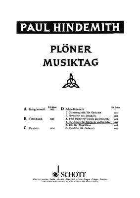 Plöner Musiktag - Score