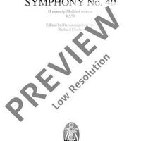 Symphony No. 40 G Minor - Full Score