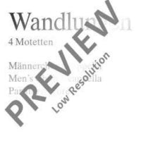 Wandlungen - Choral Score