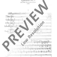 Quintet No. 2 - Score