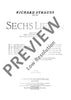 Sechs Lieder nach Gedichten von Clemens Brentano in F major - Piano Reduction