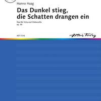 Das Dunkel stieg, die Schatten drangen ein