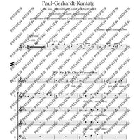 Paul-Gerhardt-Cantata - Choral Score