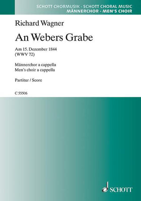 An Webers Grabe - Choral Score