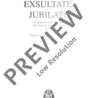 Exsultate, jubilate - Full Score