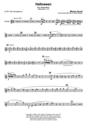 Halloween - Eb Alto Sax 1