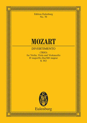 Divertimento Eb major - Full Score