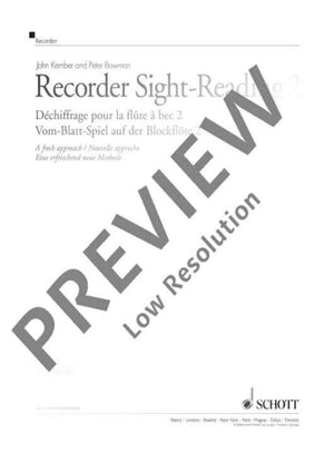 Recorder Sight-Reading 2