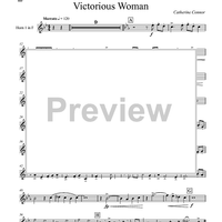 Fanfare For The Victorious Woman - Horn 1 in F