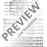 String Quintet G Major - Full Score