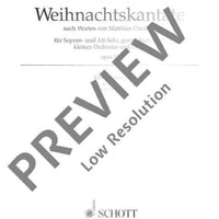 Weihnachtskantate - Piano Reduction