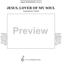 Jesus, Lover Of My Soul (Contemporary Version)