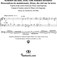 Descend, O Jesus, From Heaven to Earth, from "Seventy-Nine Chorales", Op. 28, No. 48