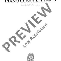 Piano Concerto No. 2 A major - Full Score