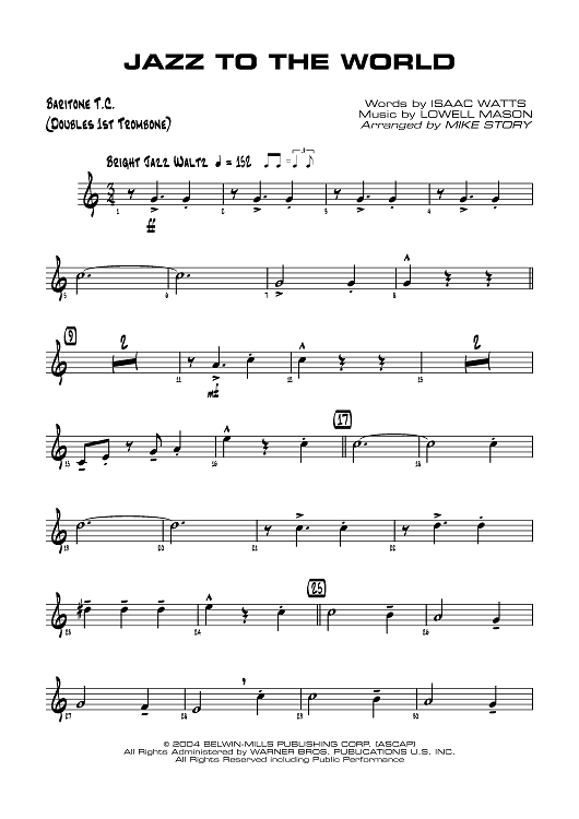 Jazz to the World - Baritone TC