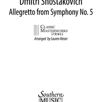 Allegretto: from Symphony No. 5, Mvt. 2 - Violin 3