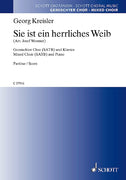 Sie ist ein herrliches Weib - Choral Score