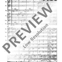 Suite No. 4 G major - Full Score