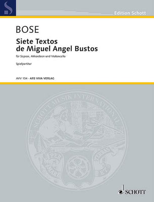 Siete Textos de Miguel Angel Bustos - Performing Score