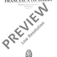 Francesca da Rimini - Full Score