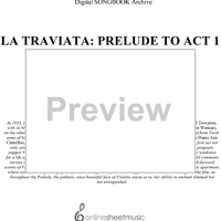 La Traviata: Prelude to Act 1