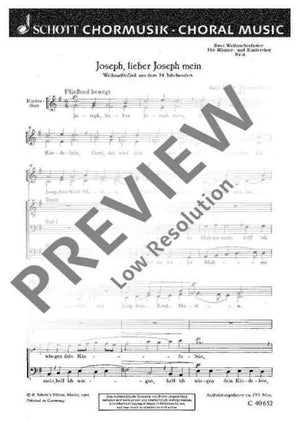 Zwei Weihnachtslieder - Choral Score