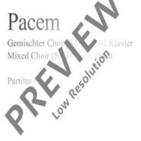 Pacem - Choral Score