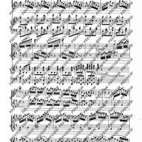 Bravura variations in G major - Score and Parts