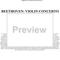 Beethoven: Violin Concerto - Second and Third Movement Theme