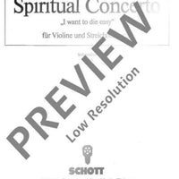 Spiritual Concerto - Piano Score and Solo Part