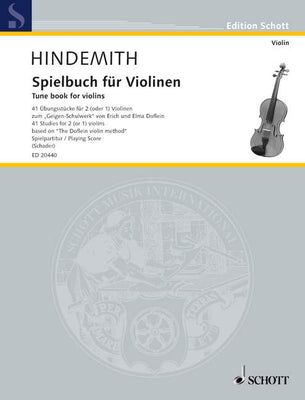 Tune book for violins - Performing Score