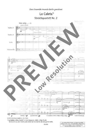 La Caleta - Score and Parts