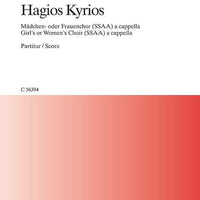 Hagios Kyrios - Choral Score