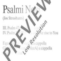 Psalmi novi No. 3 + 4 - Choral Score