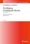 Es blinken so lustig die Sterne - Score