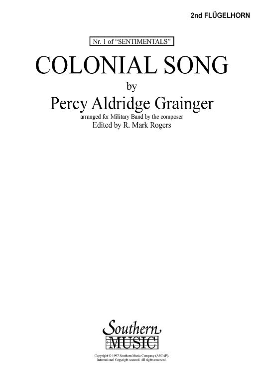 Colonial Song - Bb Flugelhorn 2