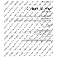 20 Jazz-Duets - Performing Score