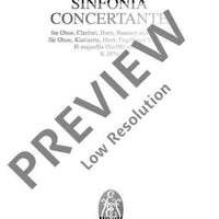 Sinfonia concertante Eb major - Full Score