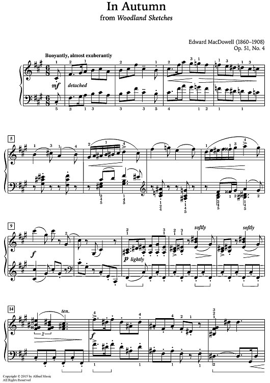 In Autumn, Op. 51, No. 4