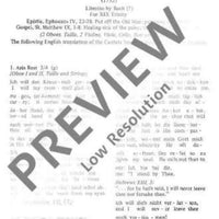 Cantata No. 56 (Cross-staff Cantata, Dominica 19 post Trinitatis) - Full Score