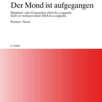 Der Mond ist aufgegangen - Choral Score