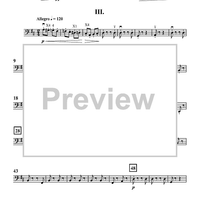 Lambert Concerto for Violin and String Orchestra - Violoncello